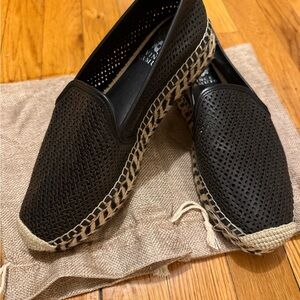 Black Espadrille Flats